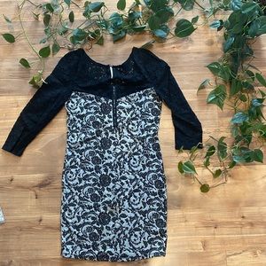 Free People Form fitting dress
